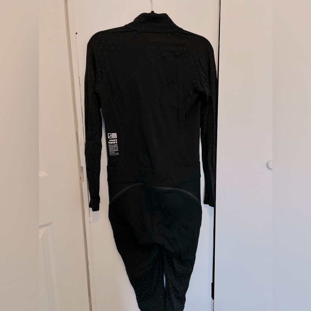 Mons Royale Monsie Onesie Ski Base Layer 3/4 Length Leg Size M Black Women’s